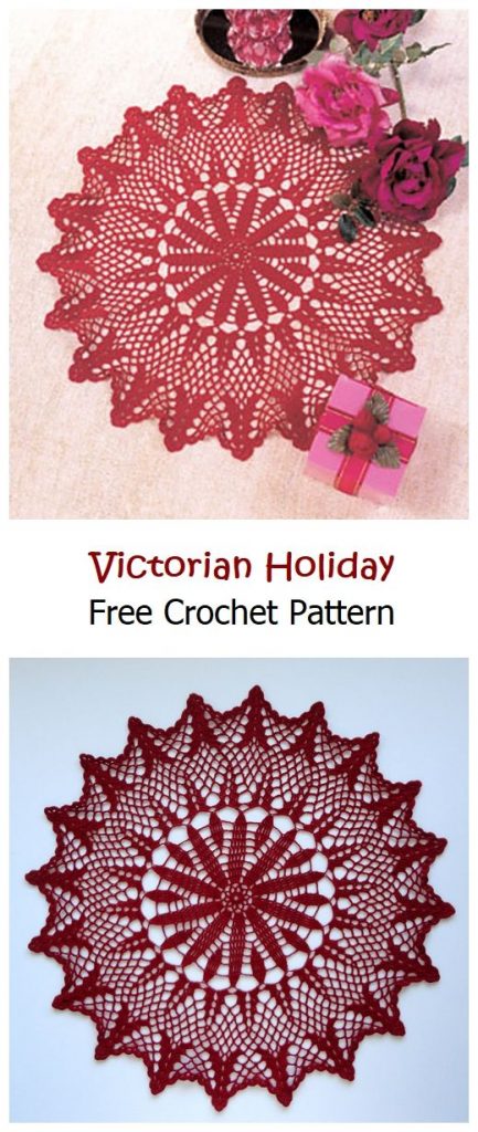 Victorian Holiday Free Crochet Pattern