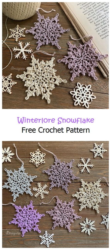 Frostwoven Snowflake Free Crochet Pattern