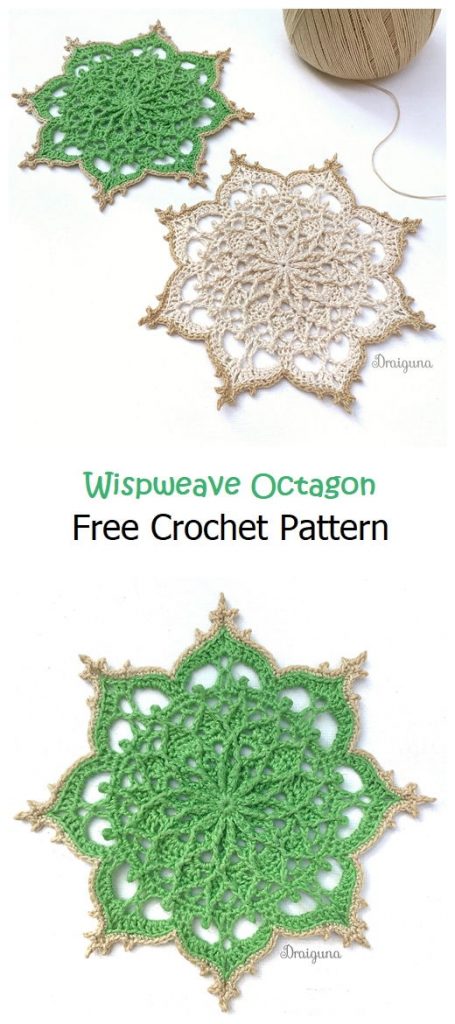 Wispweave Octagon Free Crochet Pattern