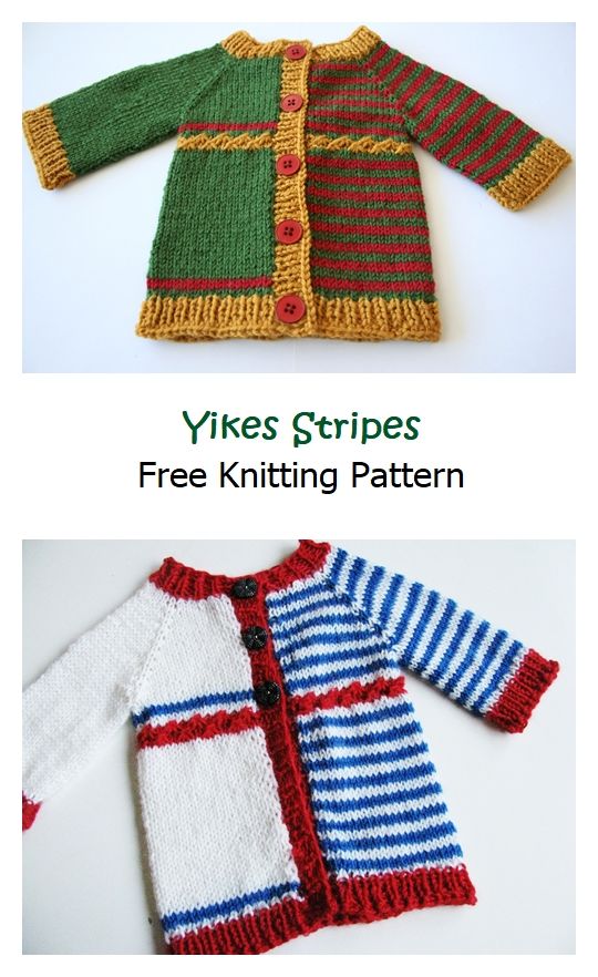 Yikes Stripes Free Knitting Pattern