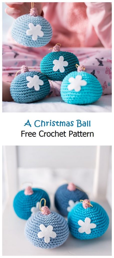 A Christmas Ball Free Crochet Pattern