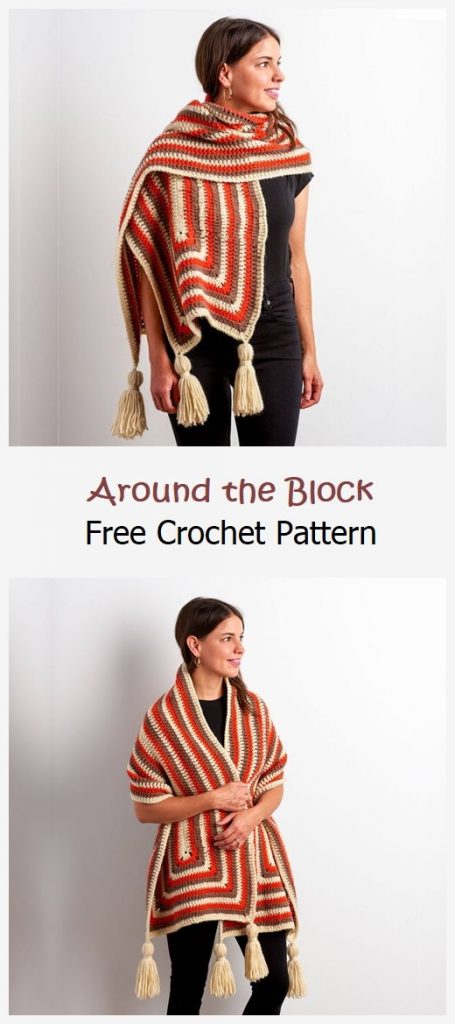 Around the Block Free Crochet Pattern