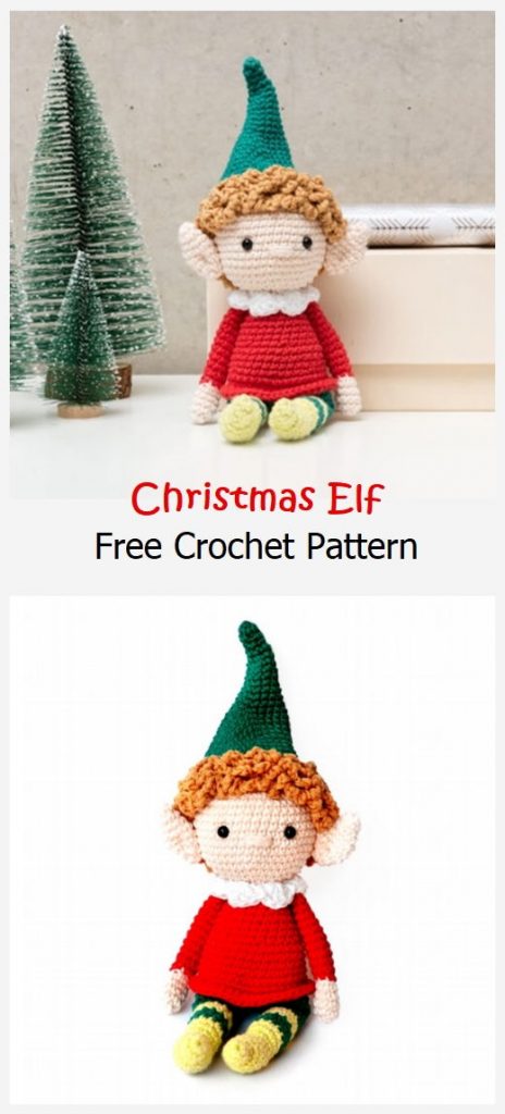 Christmas Elf Free Crochet Pattern