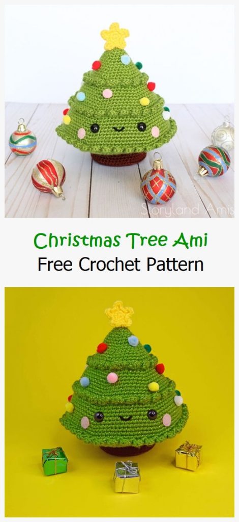 Christmas Tree Ami Free Crochet Pattern