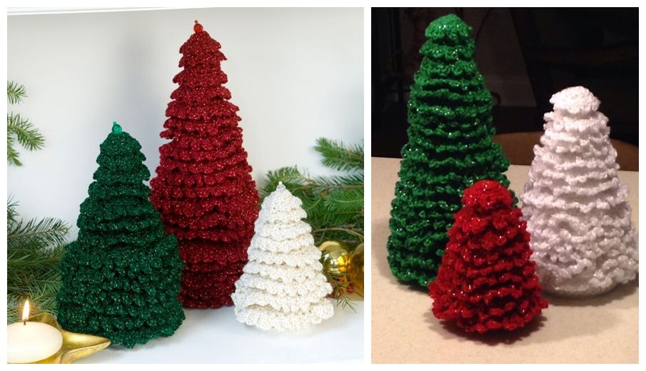 fir trees crochet pattern