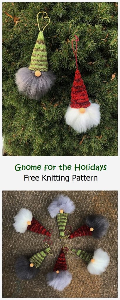 Gnome for the Holidays Free Knitting Pattern