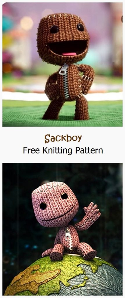 Sackboy Free Knitting Pattern