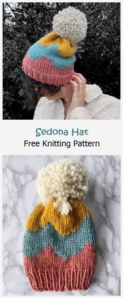 Sedona Hat Free Knitting Pattern