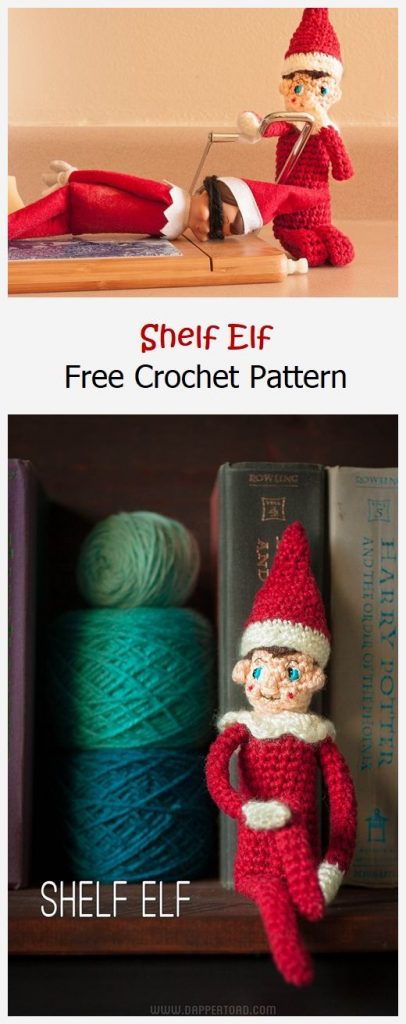 Shelf Elf Free Crochet Pattern