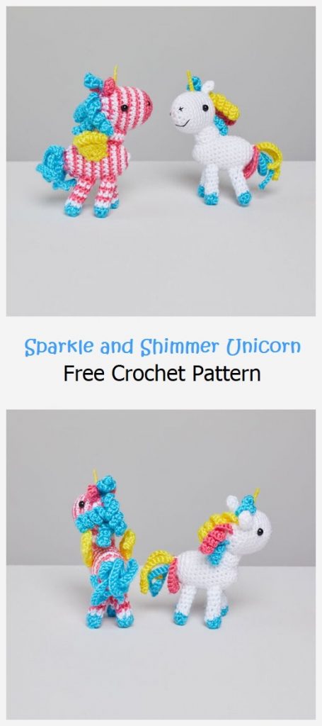 Sparkle and Shimmer Unicorn Free Pattern