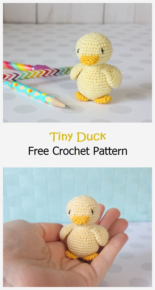 Tiny Duck Free Crochet Pattern