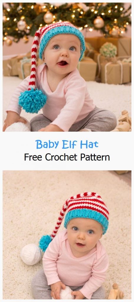 Baby Elf Hat Free Crochet Pattern