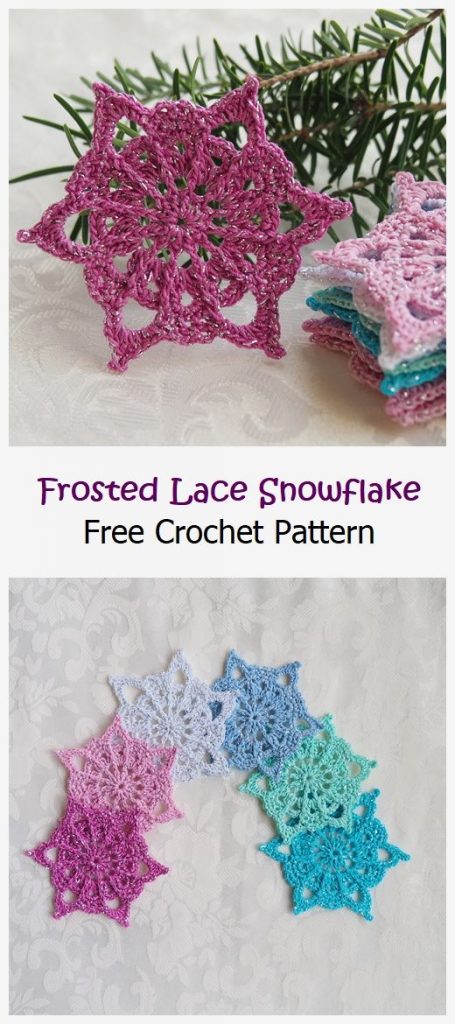 Frosted Lace Snowflake Free Pattern