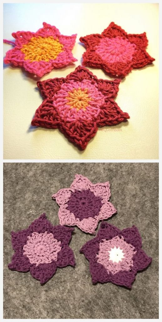 New Year Flower Free Crochet Pattern