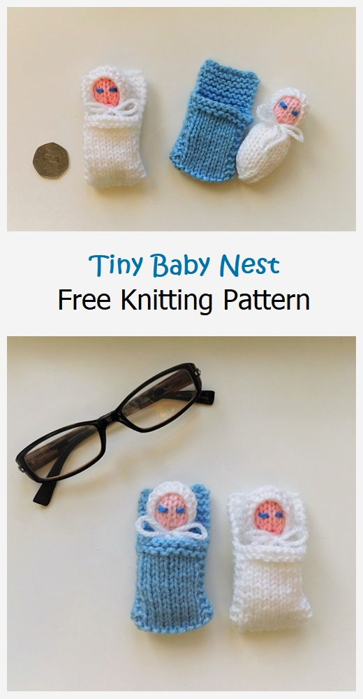 Tiny Baby Nest Free Knitting Pattern