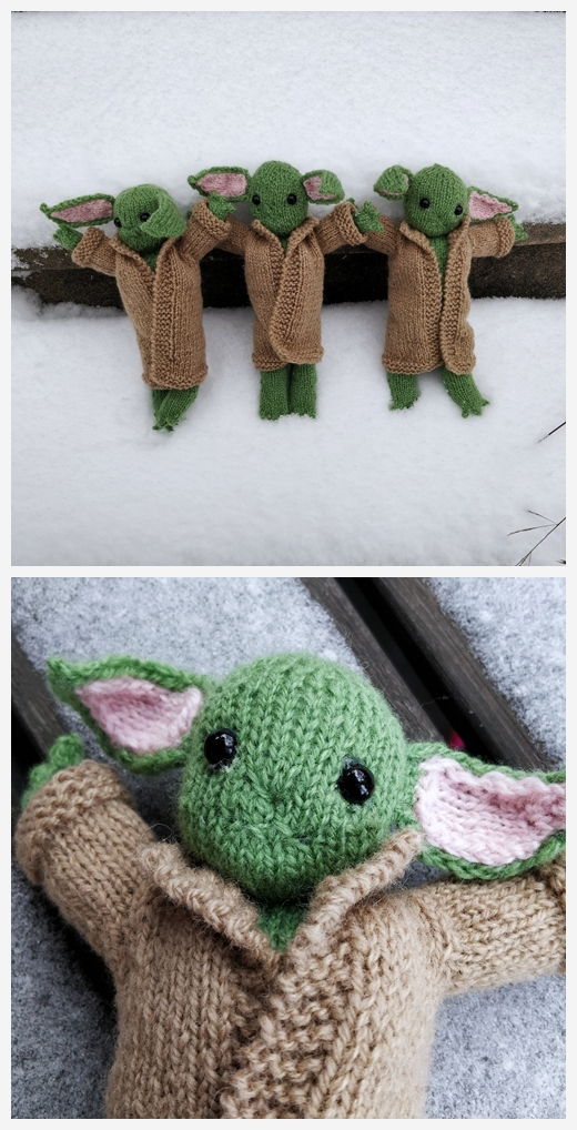 Baby Yoda Free Knitting Pattern