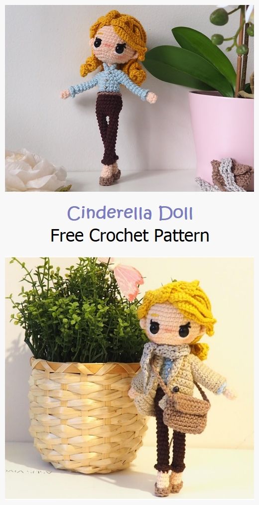 Cinderella Doll Free Amigurumi Pattern