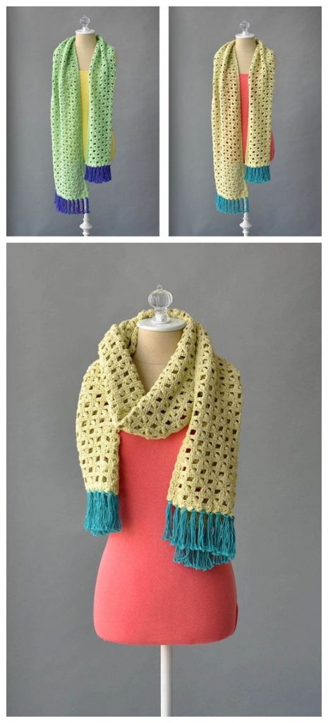 Citron Scarf Free Crochet Pattern