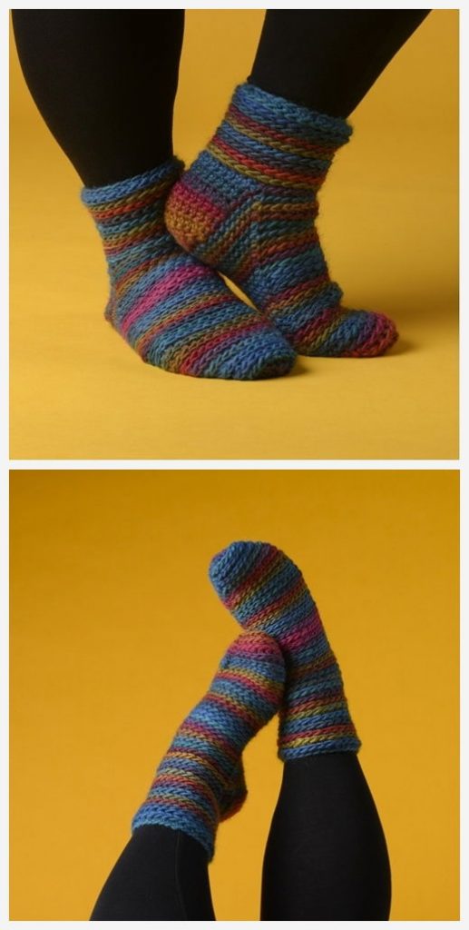 Glomma Socks Free Crochet Pattern