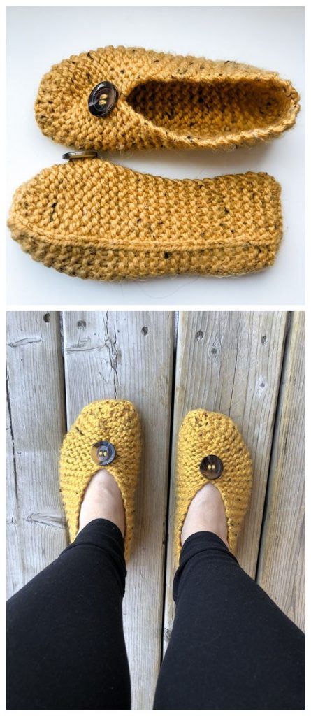 Granny’s Favourite Slippers Free Knitting Pattern