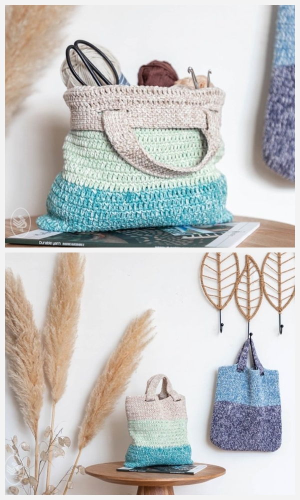 Faded Bag Free Crochet Pattern