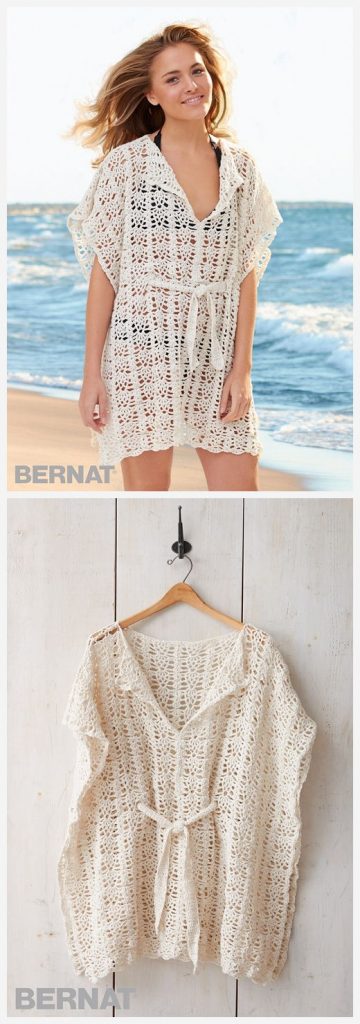 Beach Cover-Up Free Crochet Pattern