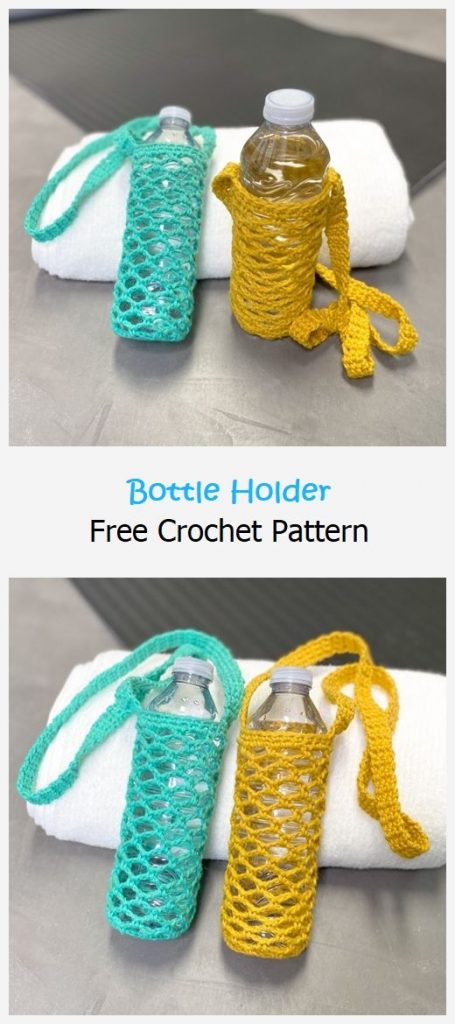 Bottle Holder Free Crochet Pattern