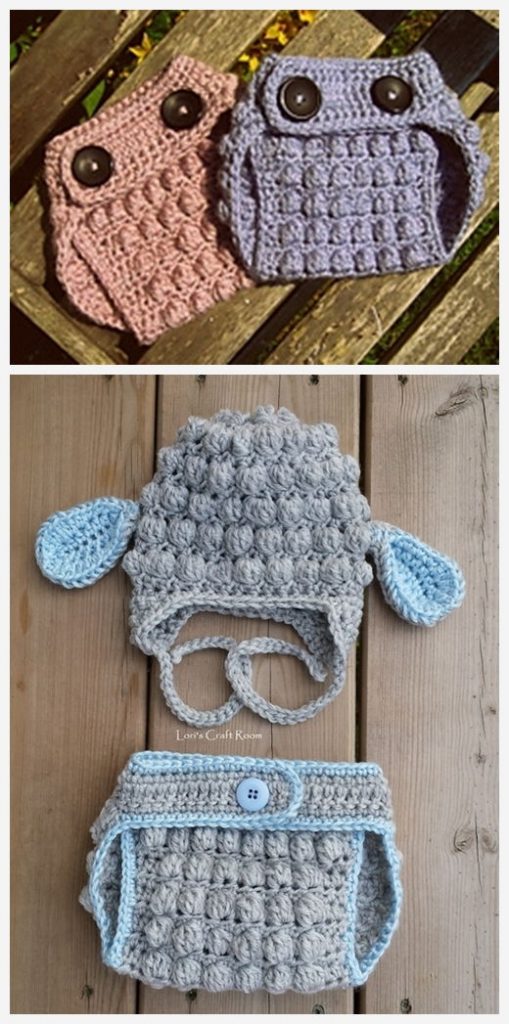 Bubbly Diaper Cover Free Crochet Pattern