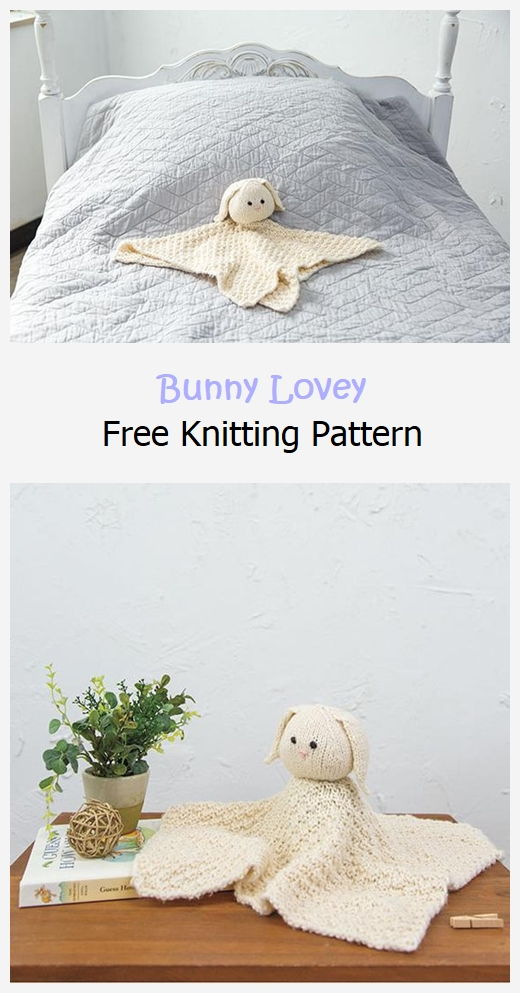 Bunny Lovey Free Knitting Pattern
