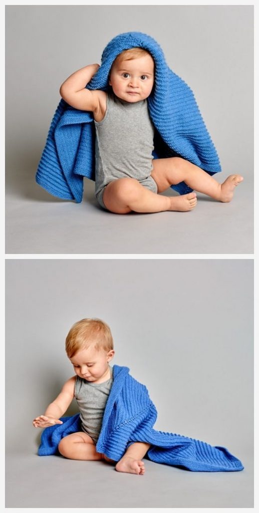 Clover Baby Blanket Free Knitting Pattern