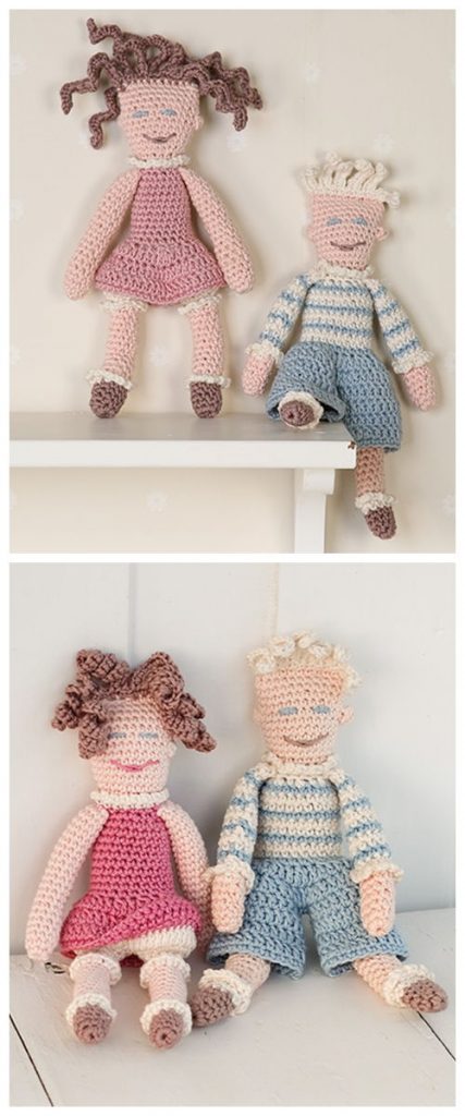 Peter and Pernille Free Crochet Pattern