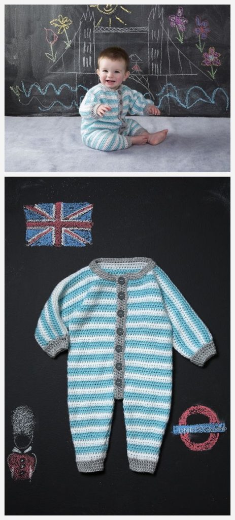 Royal Onesie Free Crochet Pattern