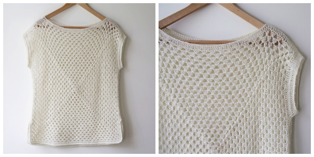 Amma Granny Square Top Free Pattern – Knitting Projects