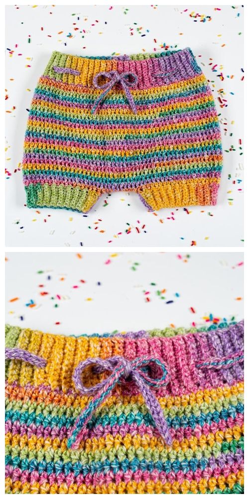 Toddler Shorts Free Crochet Pattern