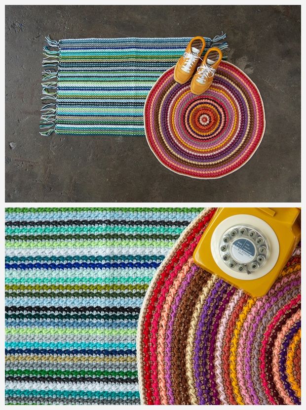 Clean Sweep Rug Free Crochet Pattern