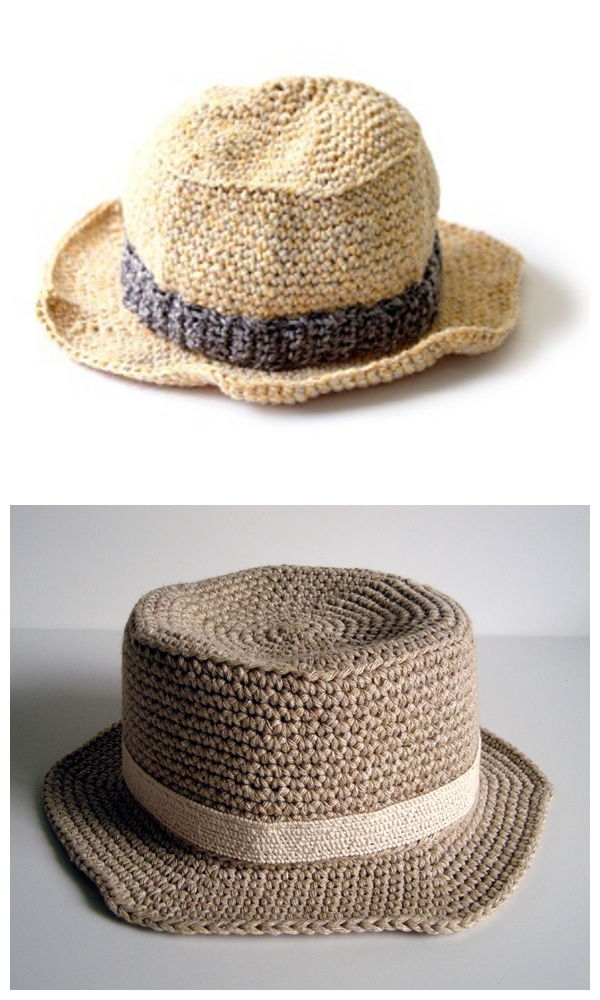 Kid’s Sun Hat Free Crochet Pattern