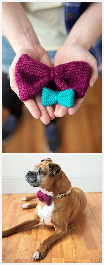 Fancy Puppers Tie Free Knitting Pattern