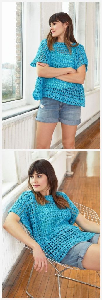 Openwork Cover-Up Free Crochet Pattern