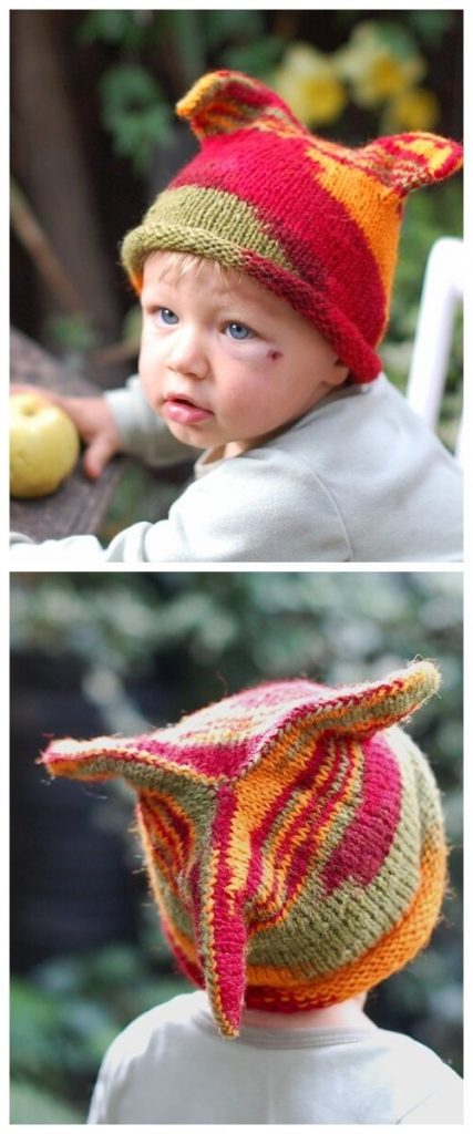 Baby Jester Hat Free Knitting Pattern