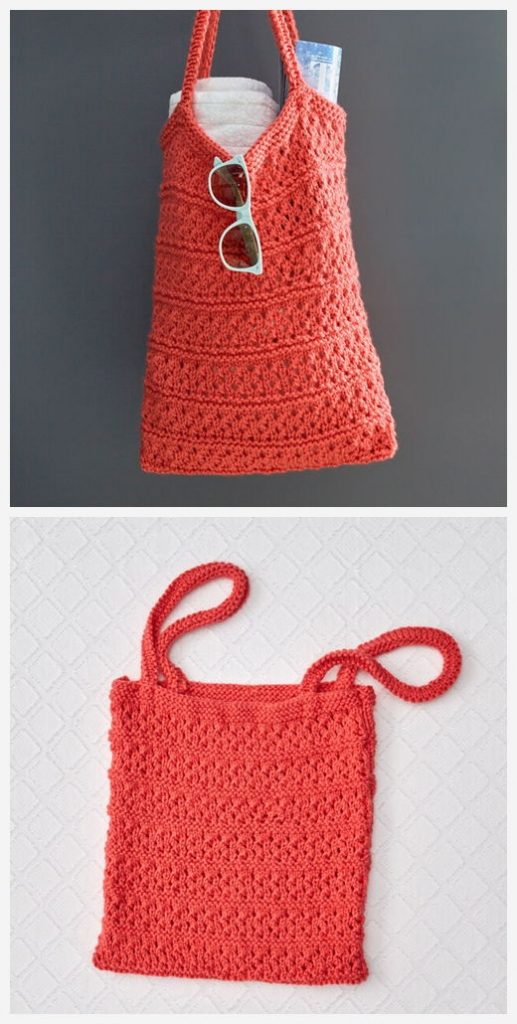 Breezy Market Bag Free Knitting Pattern