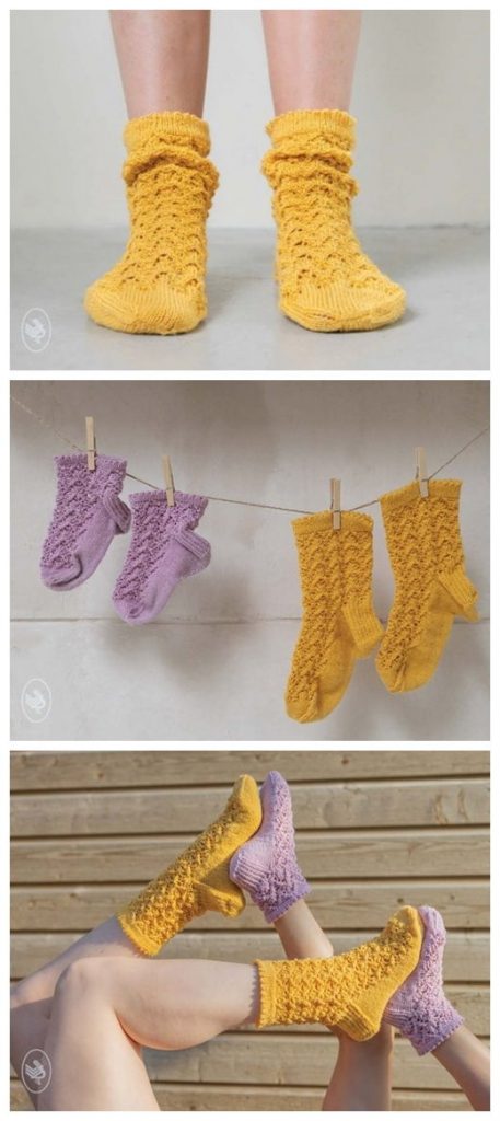 Pineapple Crown Soqs Free Knitting Pattern
