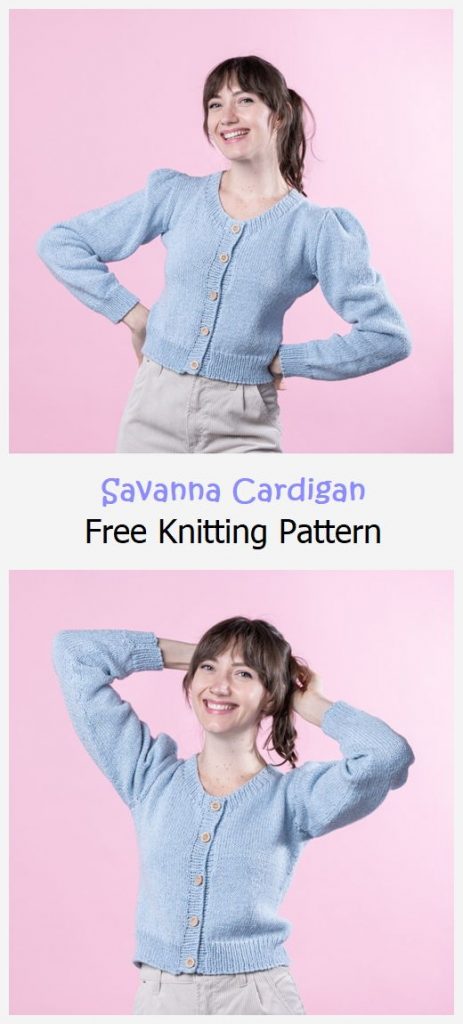 Savanna Cardigan Free Knitting Pattern