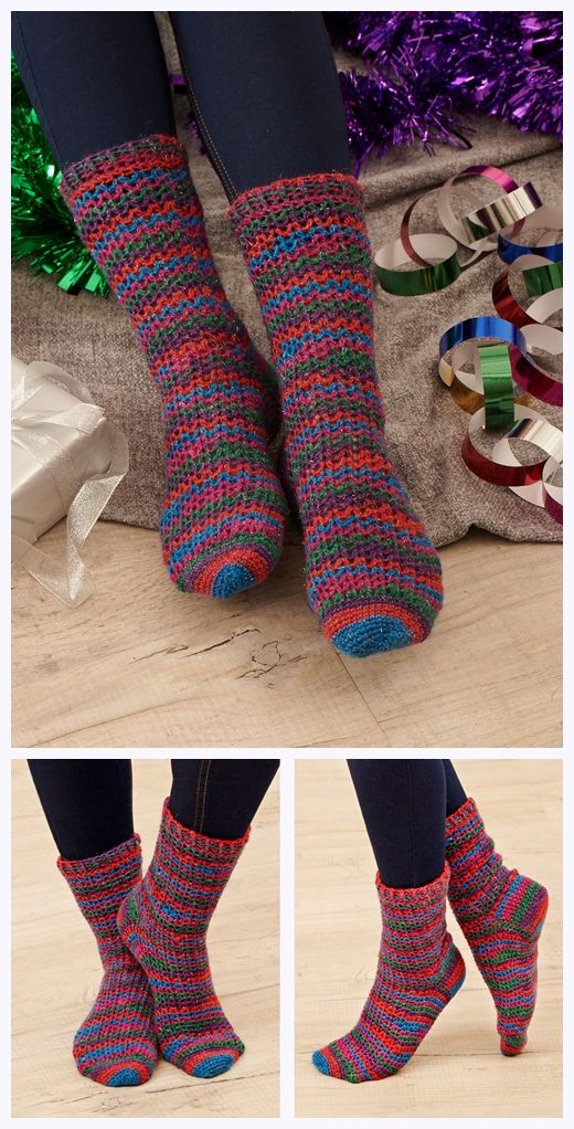 Tinsel Toes Free Crochet Pattern
