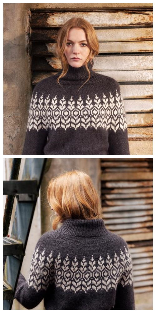Nordstrand Pullover Free Knitting Pattern