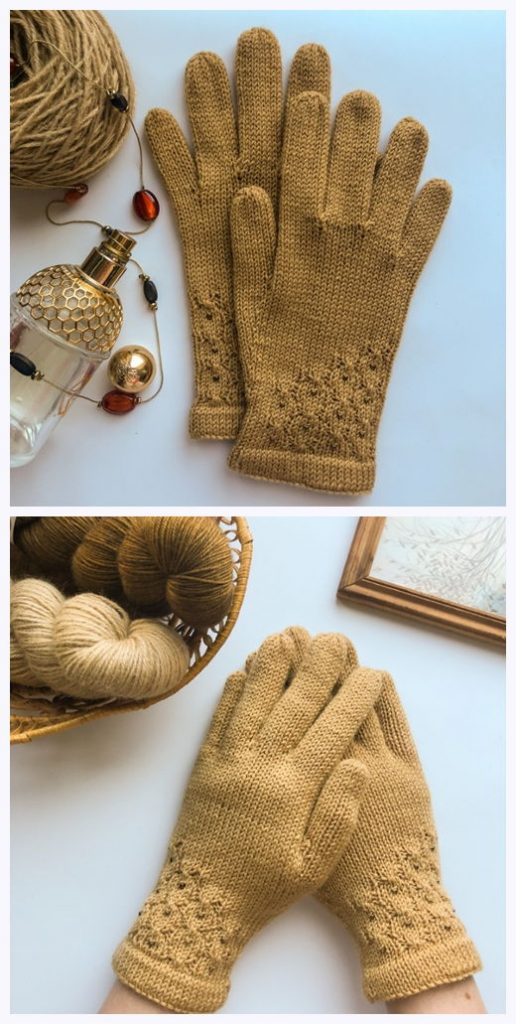Yantar Gloves Free Knitting Pattern